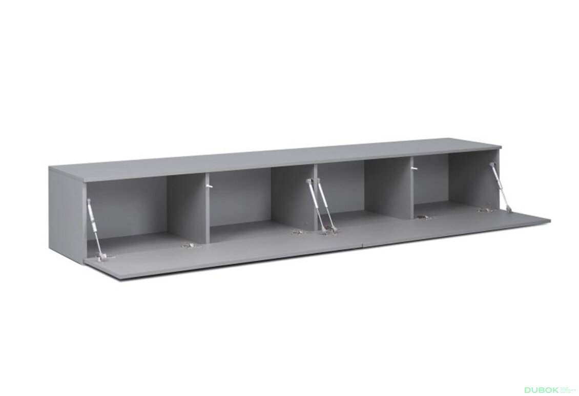 Obrázek 4 - TV stolek 2,4 šedý lávový lesk Legs Box