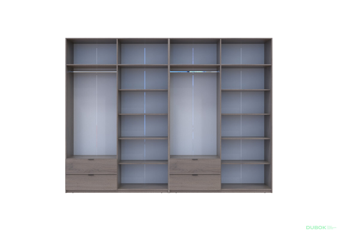 Obrázek 5 - Skříň Lukas 4+4 DT 320 cannolo