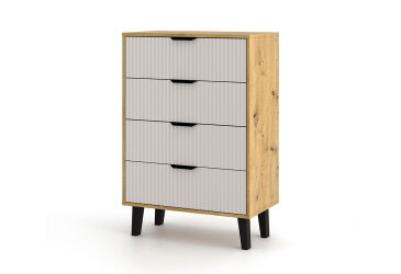 Komoda Borg Duo 4Š dub artisan / kašmír