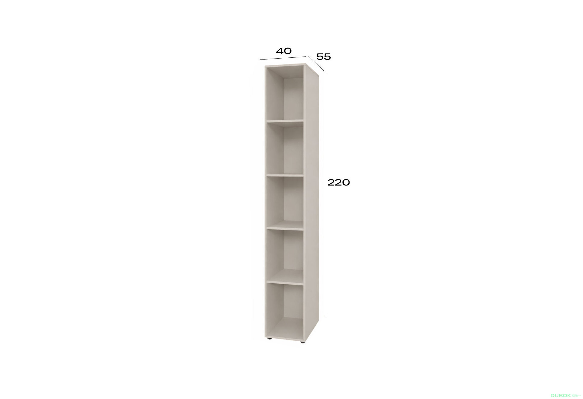 Obrázek 2 - Korpus modul 3 (h-2200*400) kašmír Space