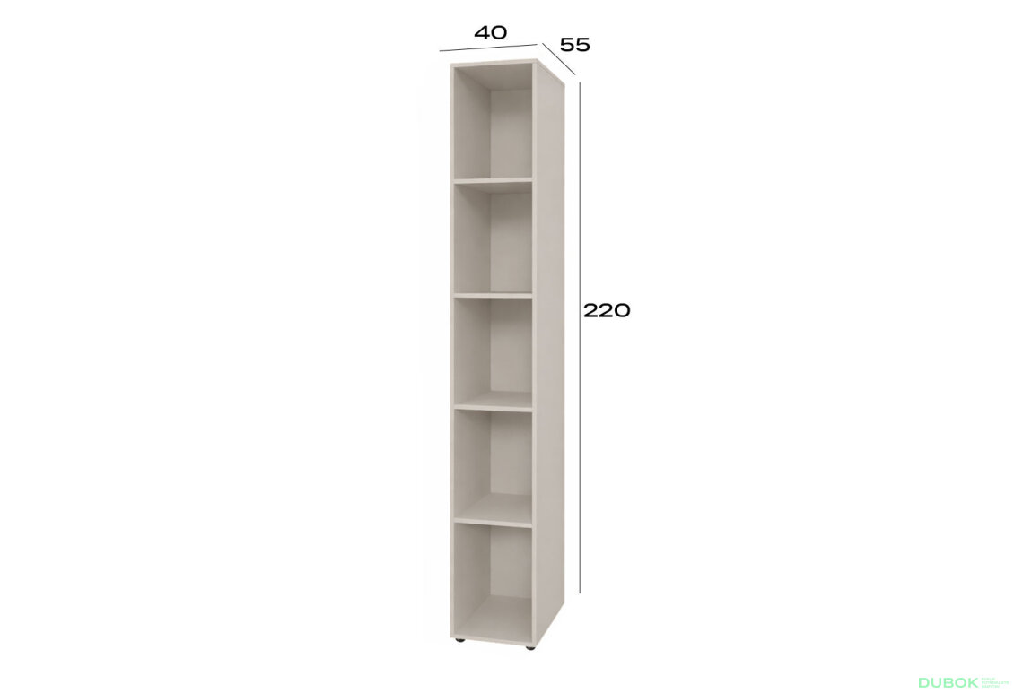 Obrázek 2 - Korpus modul 3 (h-2200*400) kašmír Space