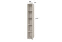 Obrázek 2 - Korpus modul 3 (h-2200*400) kašmír Space