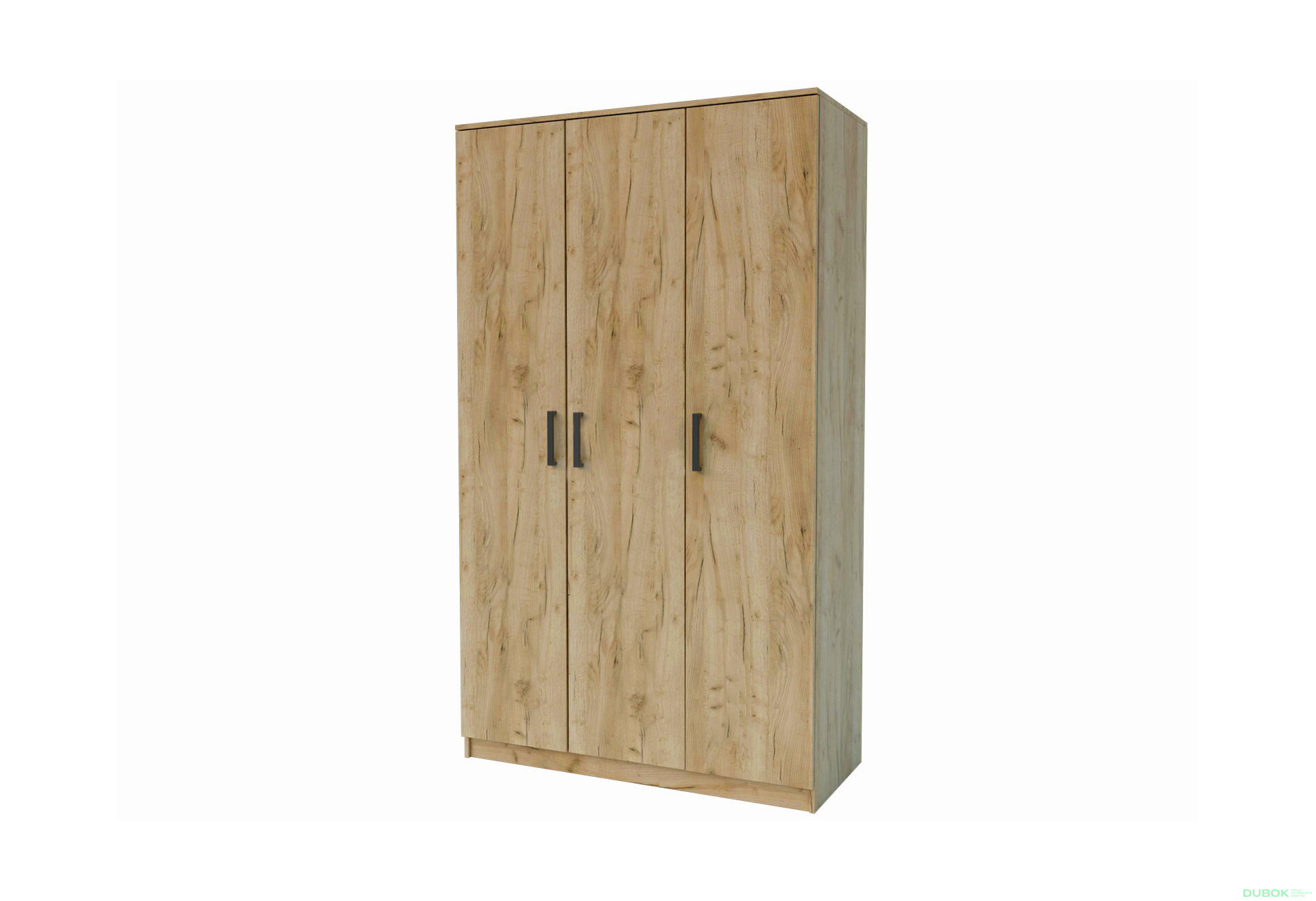 Obrázek 1 - Skříň třídveřová Simple 120 cm Dub kraft zlatý