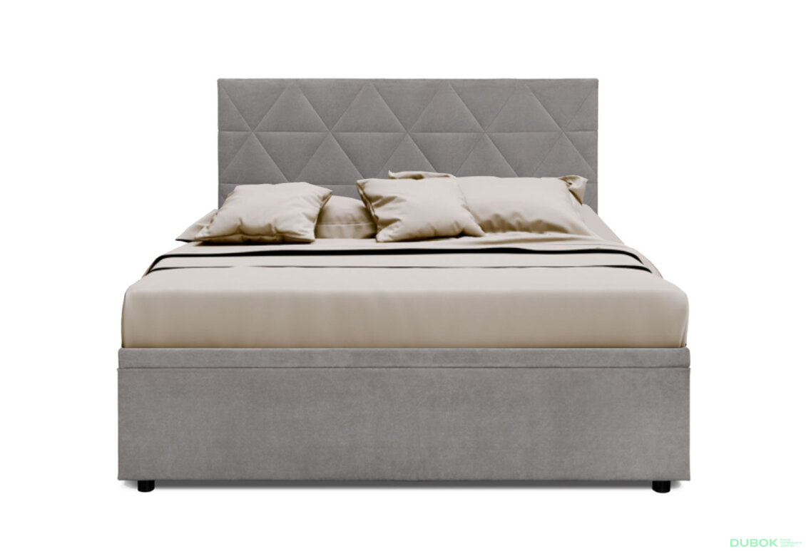 Obrázek 3 - Postel Fro Caro 160x200 s roštem, úložným prostorem Mono 246, šedá