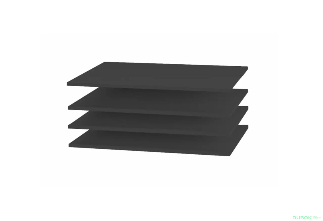 Sada 4 polic černý grafit NW Sandbox