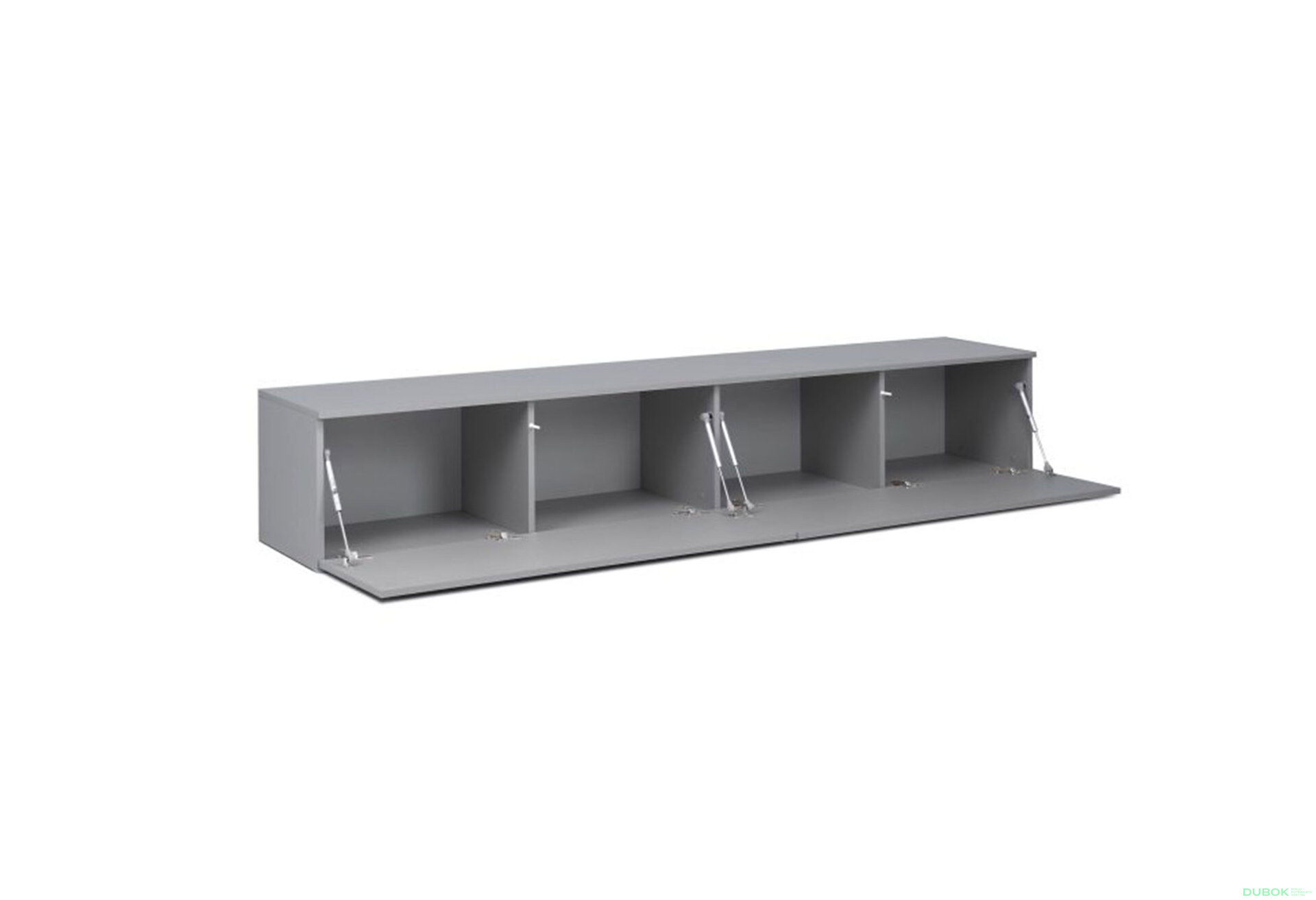 Obrázek 4 - TV stolek 2,1 šedý lávový lesk Legs Box