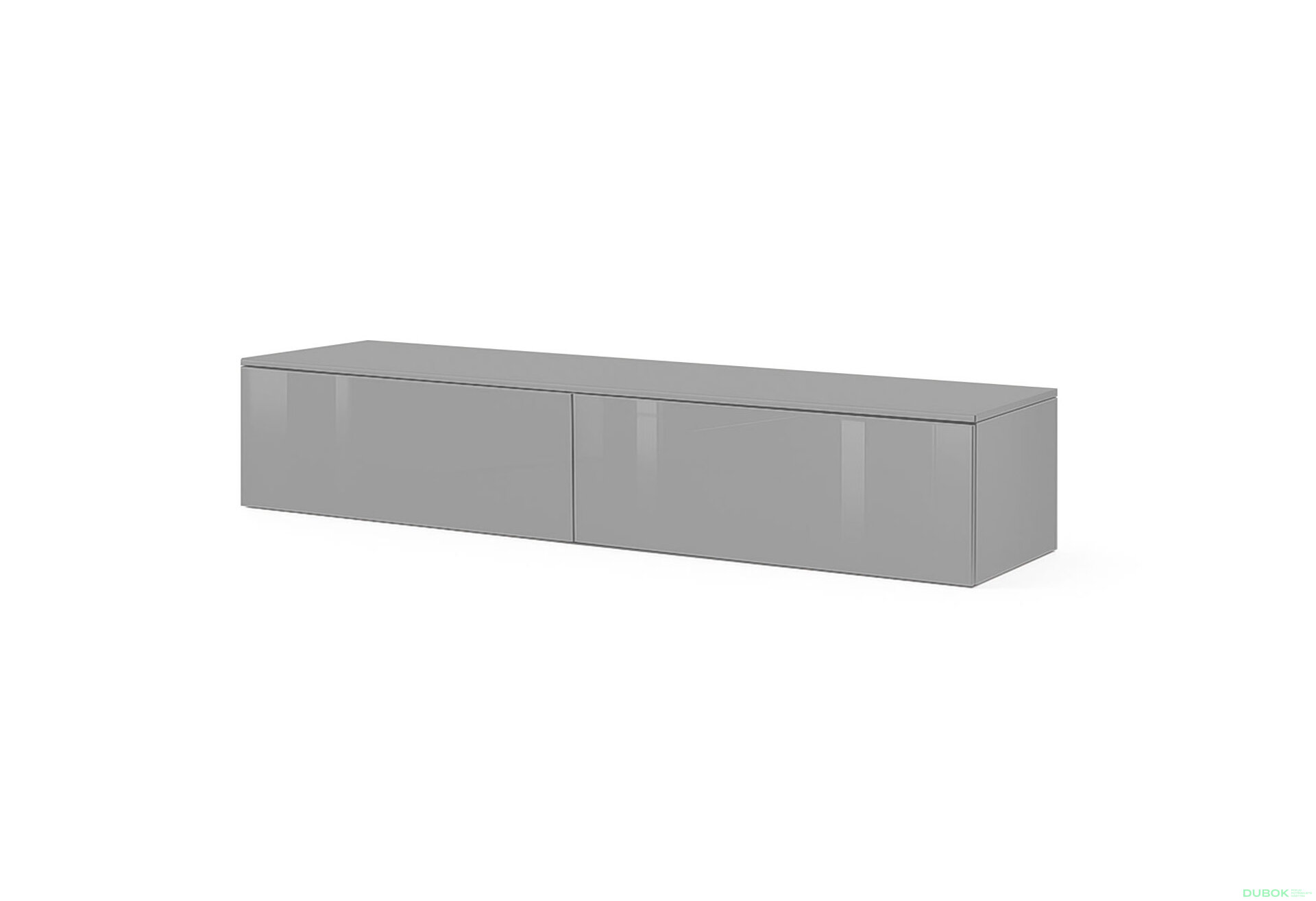 Obrázek 1 - TV stolek 2,1 šedý lávový lesk Legs Box