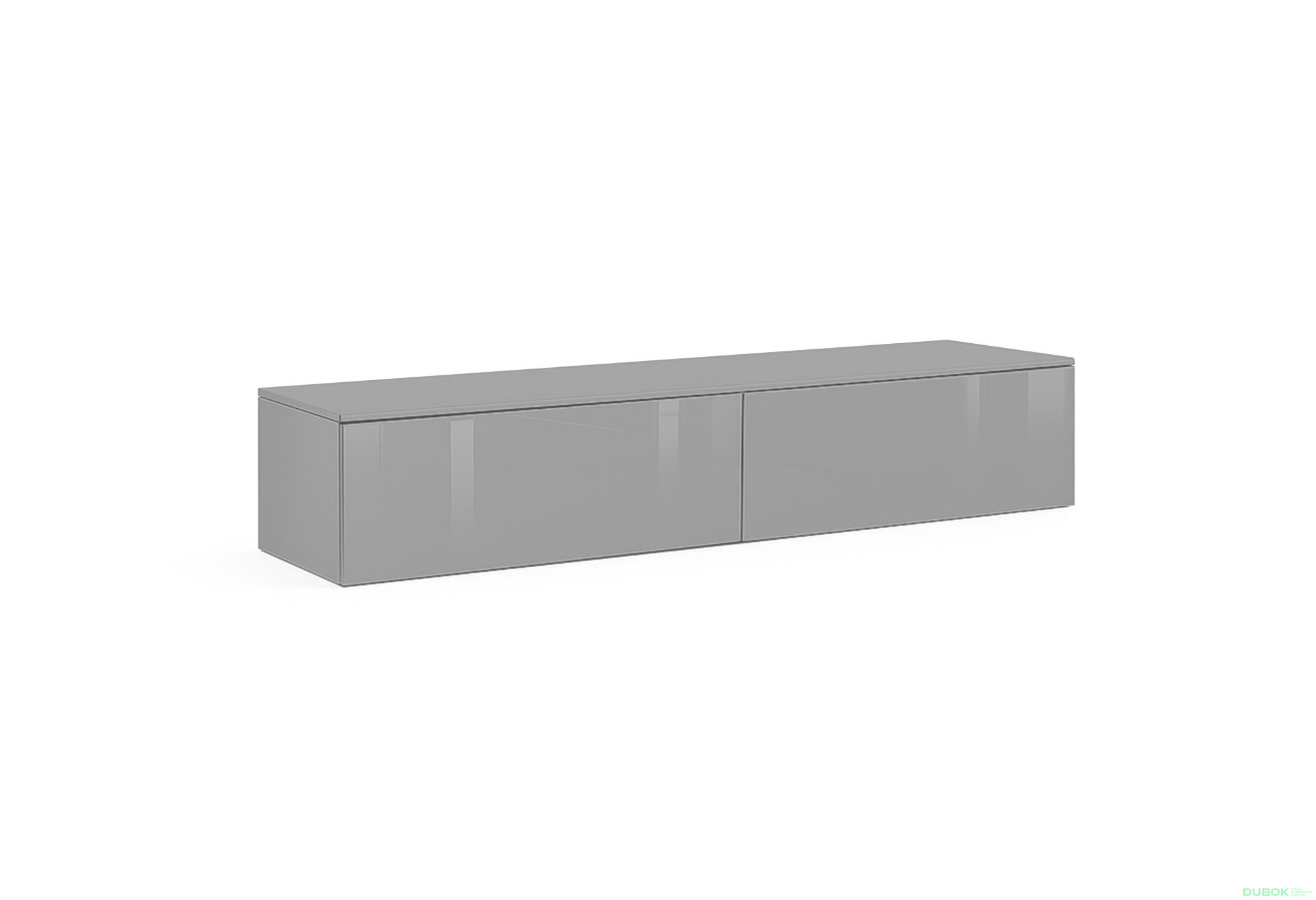Obrázek 3 - TV stolek 2,1 šedý lávový lesk Legs Box