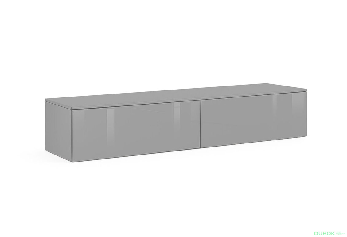 Obrázek 3 - TV stolek 2,1 šedý lávový lesk Legs Box
