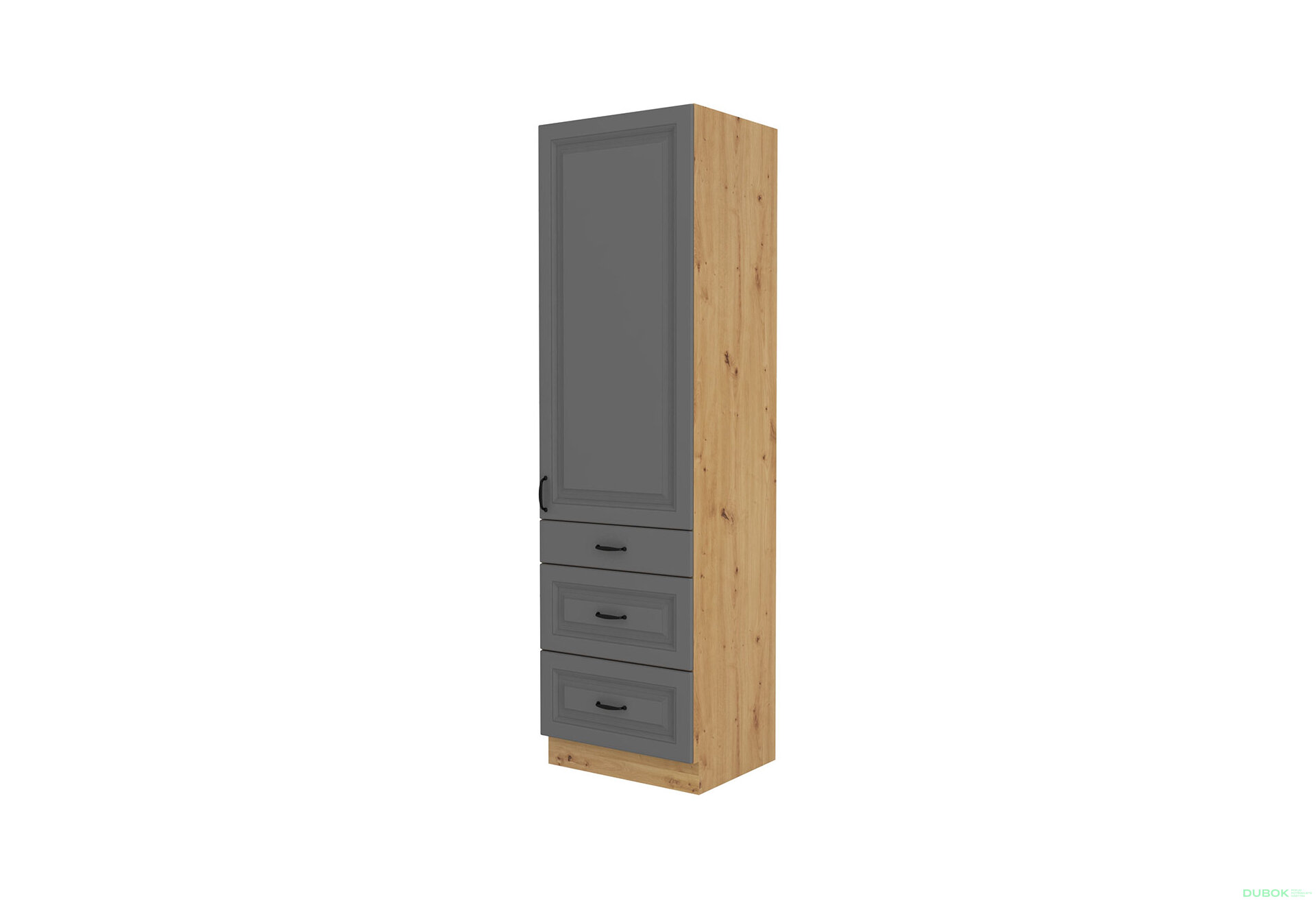 Obrázek 5798 - Kuchyňská sestava 2.4 m Stilo dub artisan / dust grey