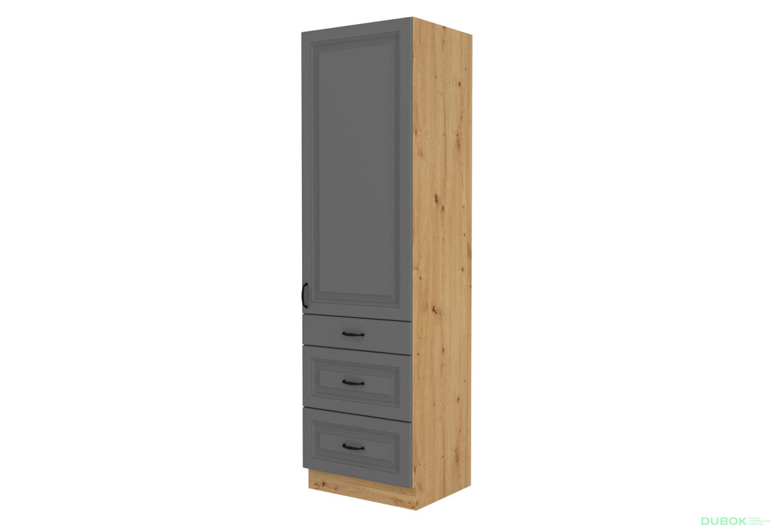 Obrázek 5798 - Kuchyňská sestava 2.4 m Stilo dub artisan / dust grey