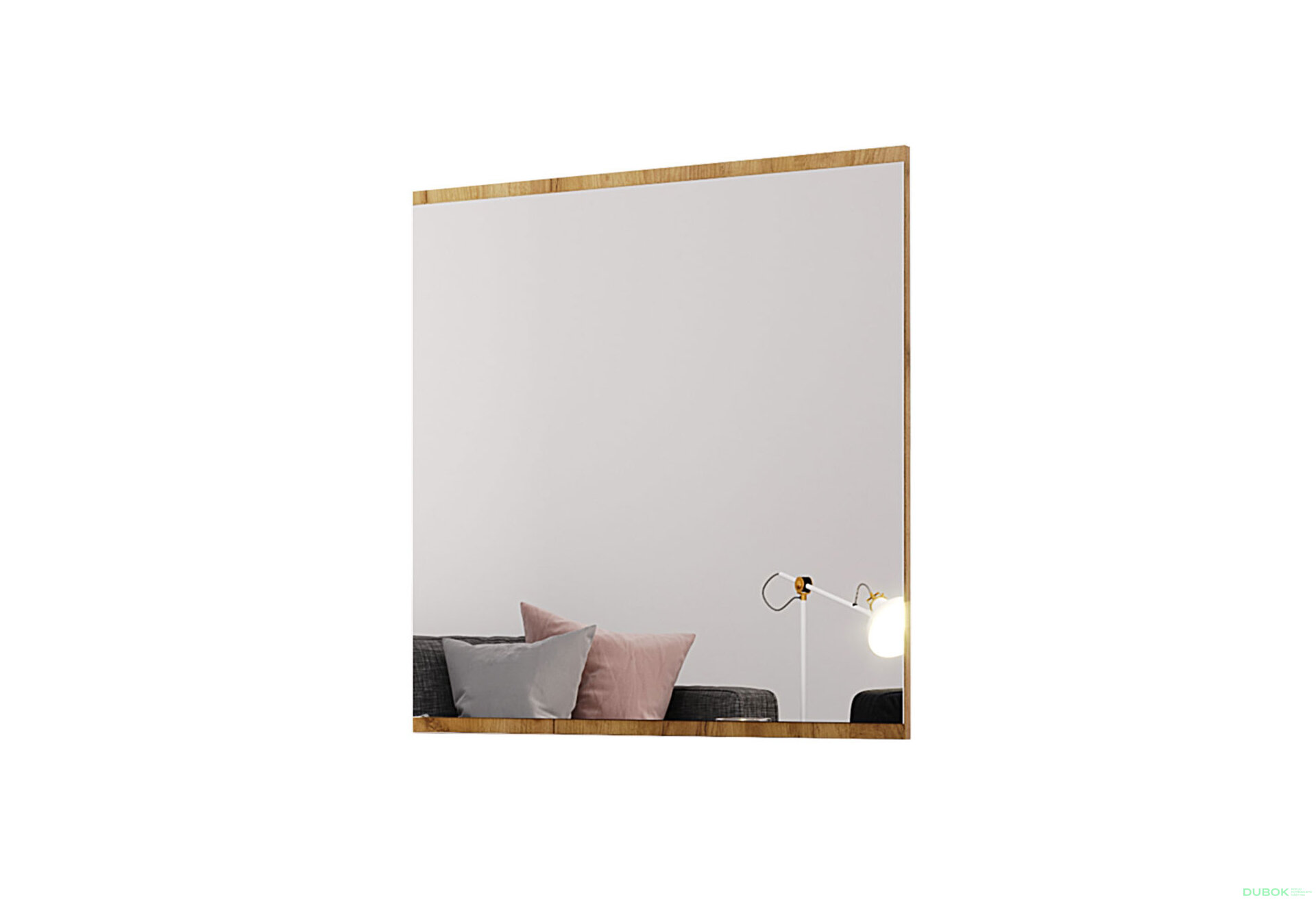 Obrázek 1 - Zrcadlo 80x80 dub kraft Luna