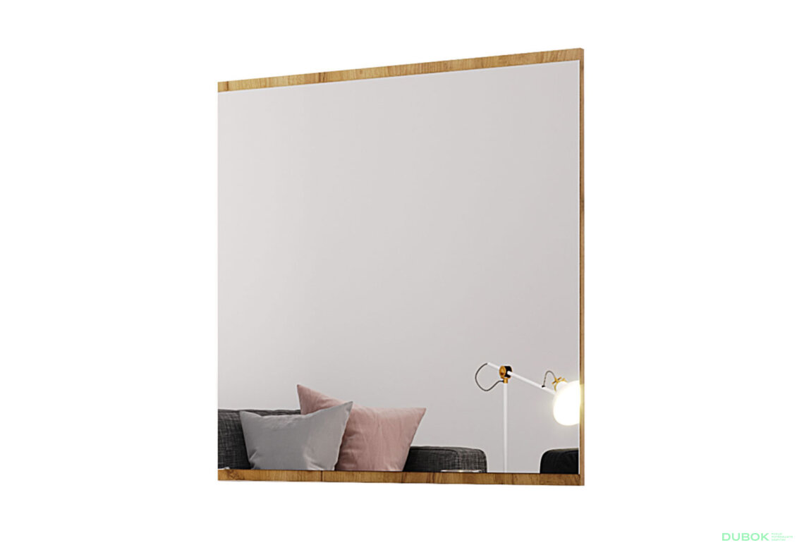 Zrcadlo 80x80 dub kraft Luna