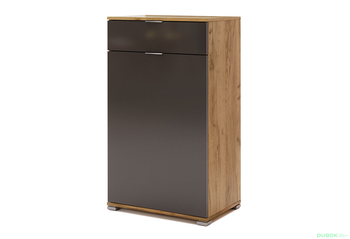 Komoda 1dv 1šu Lava / dub kraft Luna