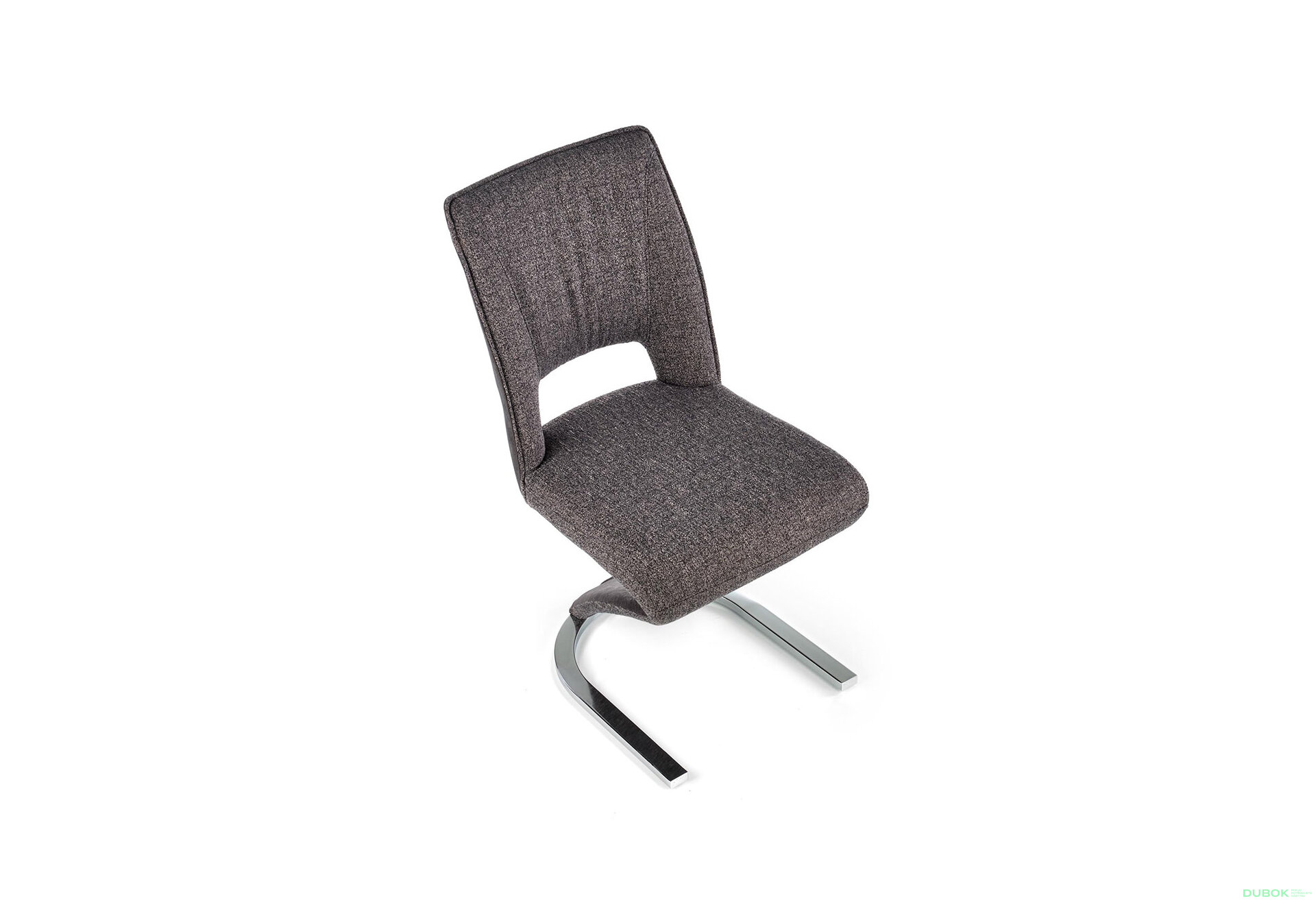 Obrázek 7 - Židle K441 chrom / látka černá, popel