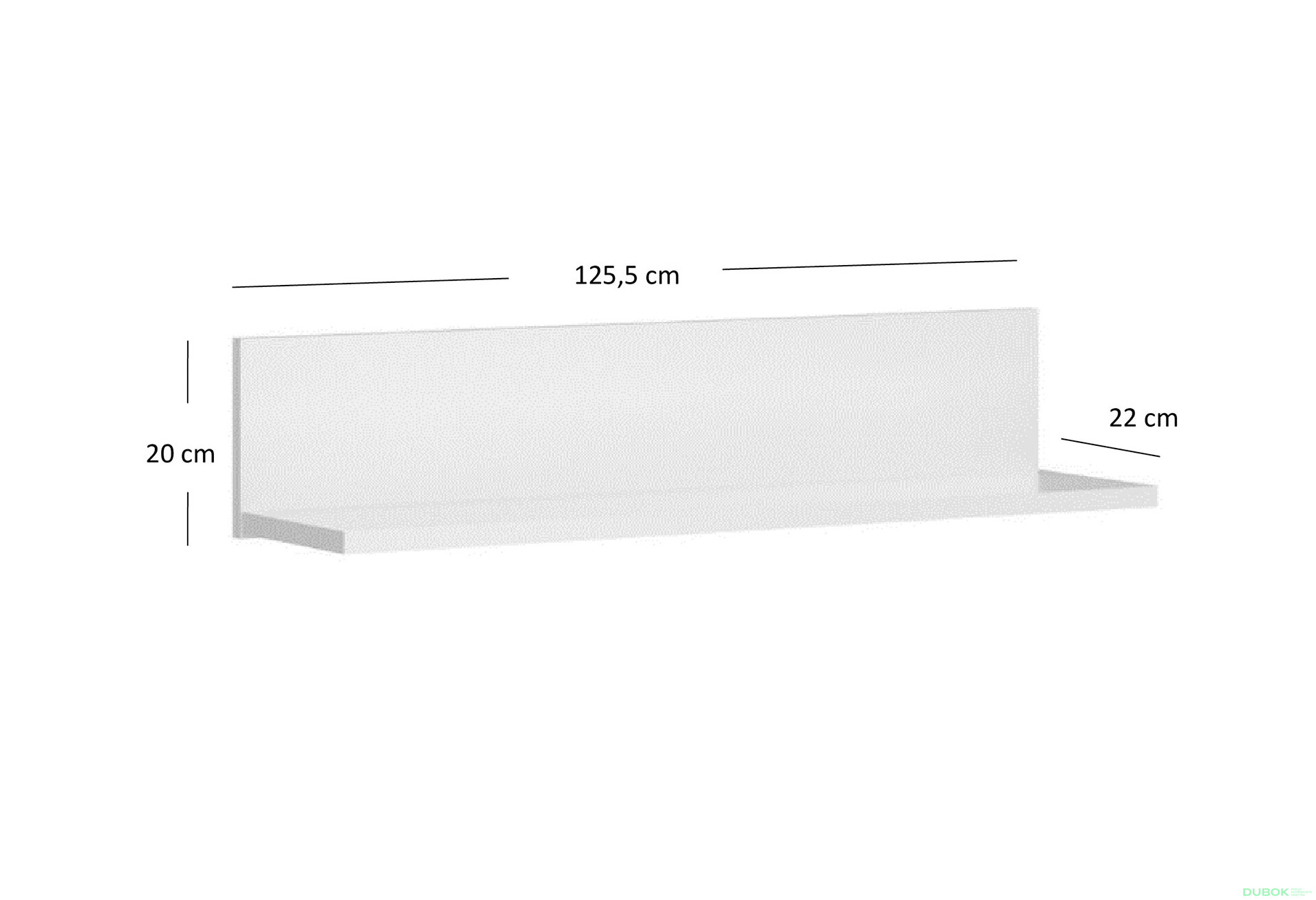 Obrázek 2 - Police 130 bílá Erden