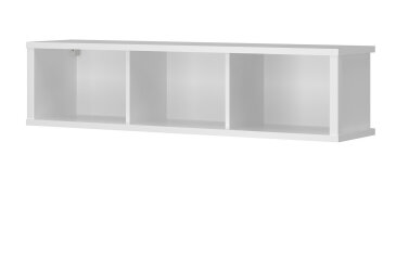 Závěsný regál otevřený 125 bílý Erden