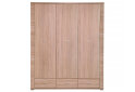 Obrázek 1 - Skříň třídveřová se zásuvkami Gress 160x192x55 cm Dub sonoma