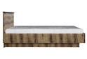 Obrázek 2 - Postel 160x200 s roštem, úložným prostorem dub monastery / černý Jagger