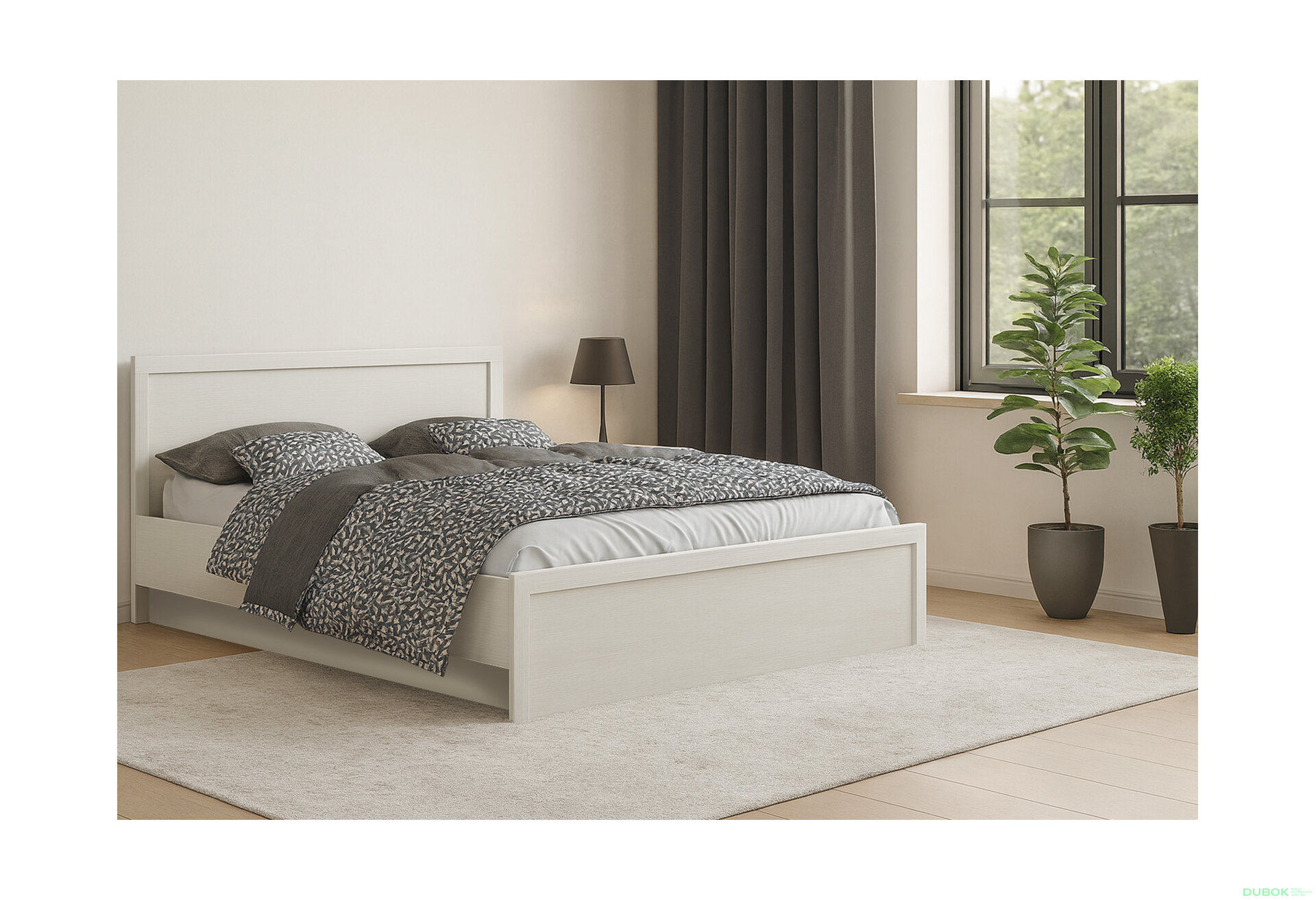 Obrázek 2 - Postel 160x200 s roštem, úložným prostorem bílá Jazz