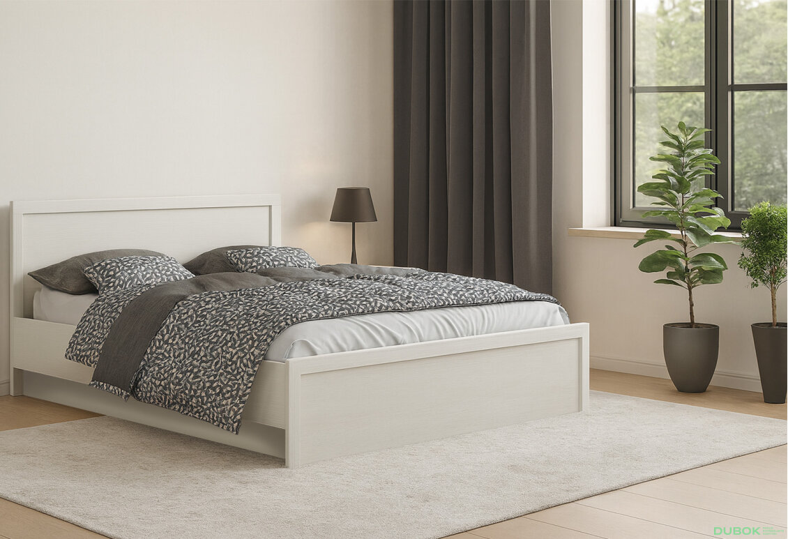 Obrázek 2 - Postel 160x200 s roštem, úložným prostorem bílá Jazz