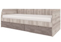 Obrázek 1 - Postel 2s/90x200 s roštem kaštan nairobi / onyx Jazz