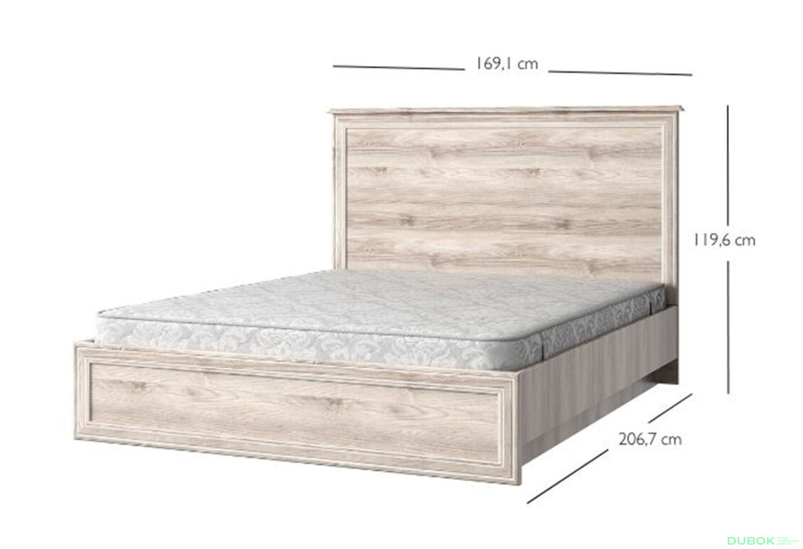 Obrázek 3 - Postel 160x200 kaštan nairobi Lisabon