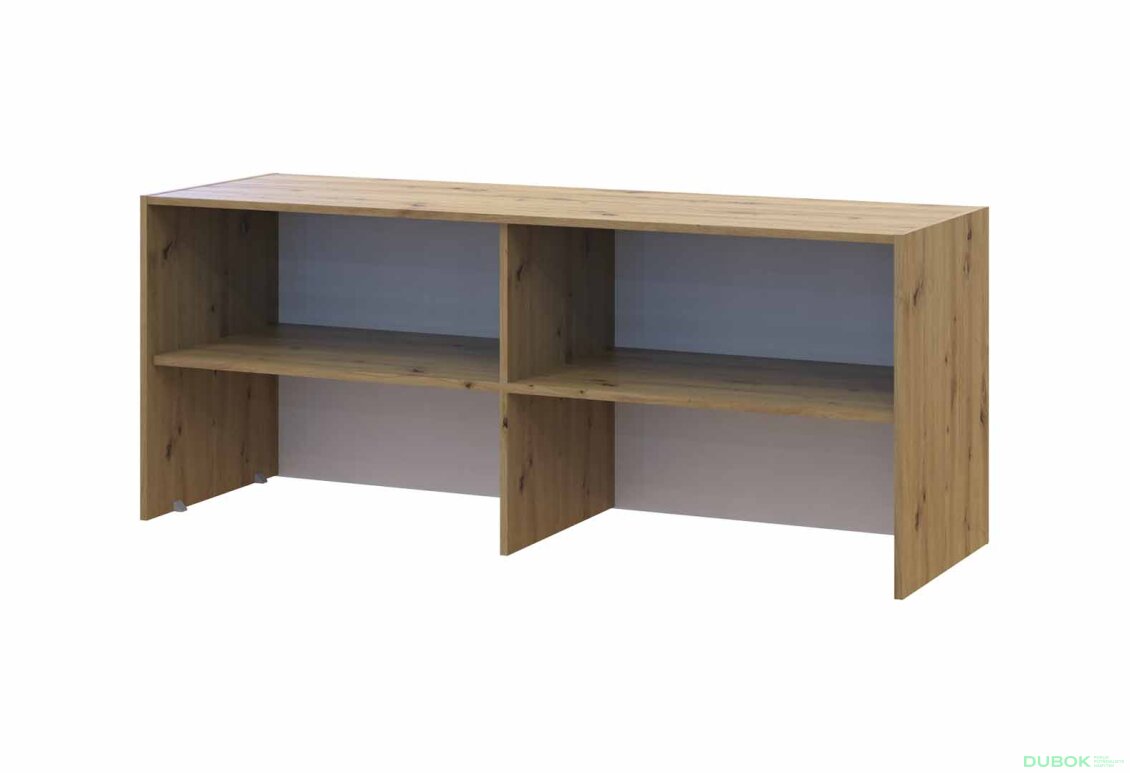 Obrázek 5 - Nástavba Rondi 4 dřevotříska 160x52x65 dub artisan / grafit