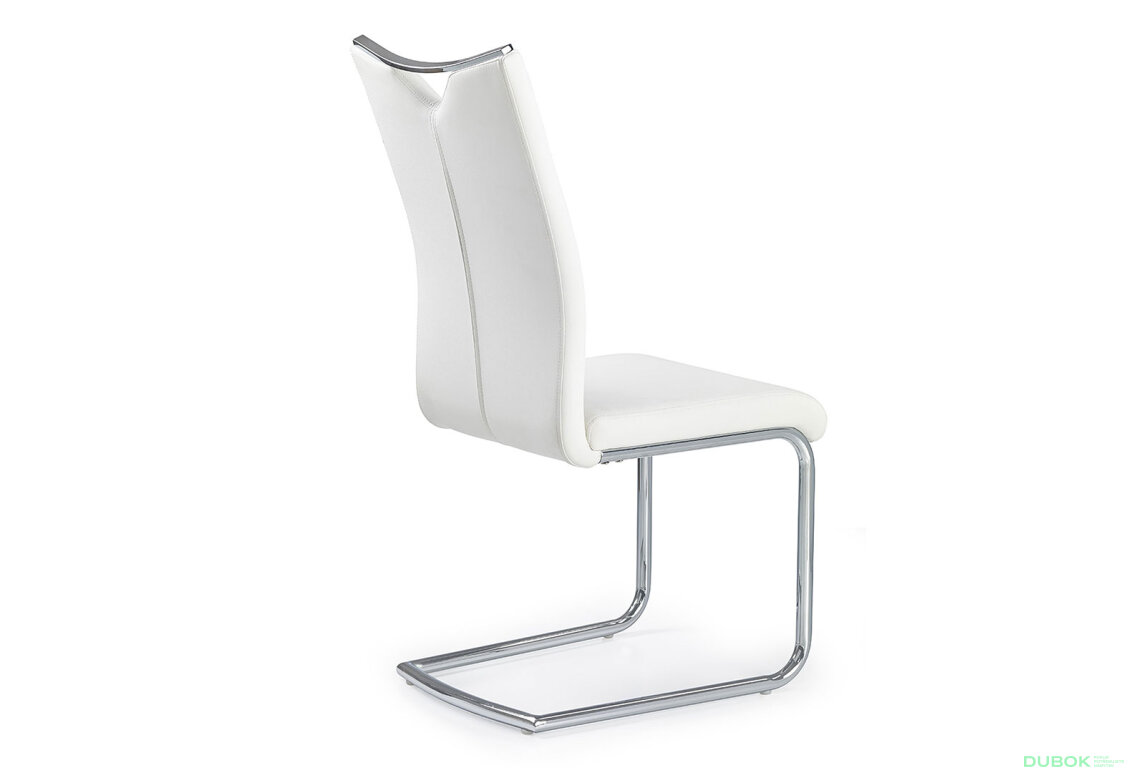Obrázek 2 - Židle K224 chrom / bílá ekokůže