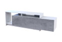 Obrázek 1 - TV stolek U2 bílý / beton dřevotříska 160x38x48