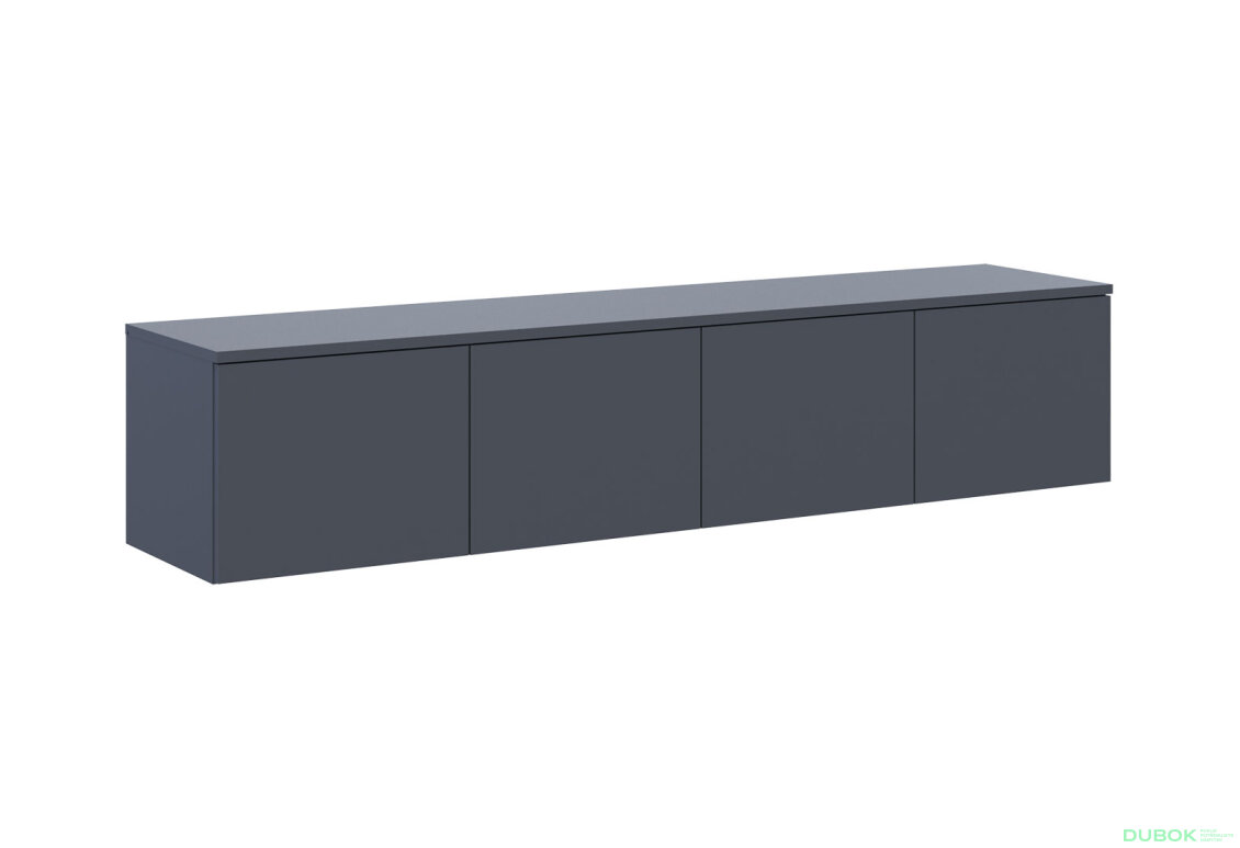 Obrázek 4 - TV stolek Levía grafit 4dv 160x35x33