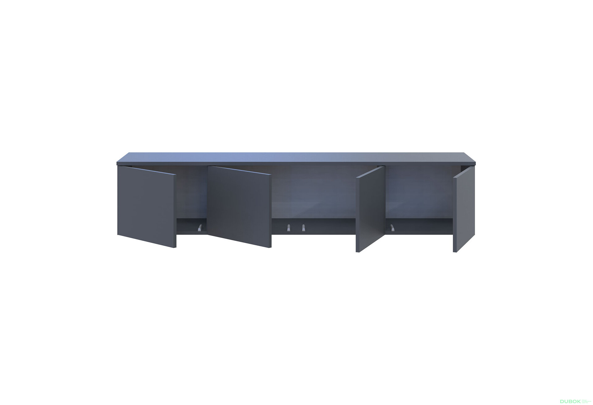 Obrázek 5 - TV stolek Levía grafit 4dv 160x35x33