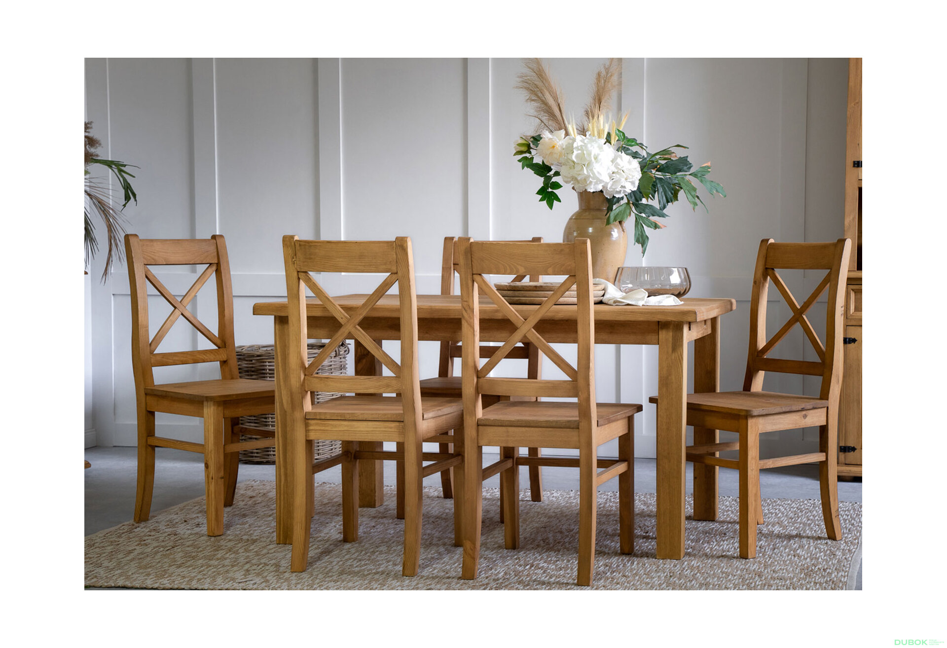 Obrázek 1 - Jídelní stůl + 4 židle Classic Wood