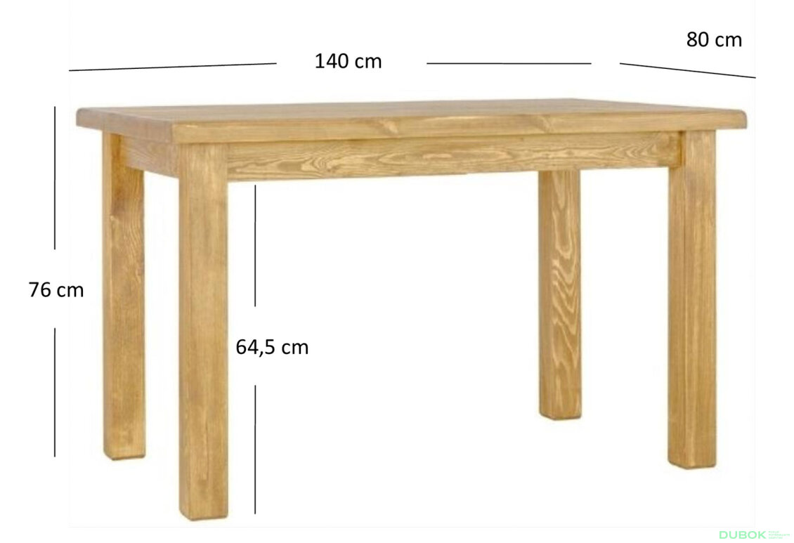 Obrázek 6 - Jídelní stůl + 4 židle Classic Wood