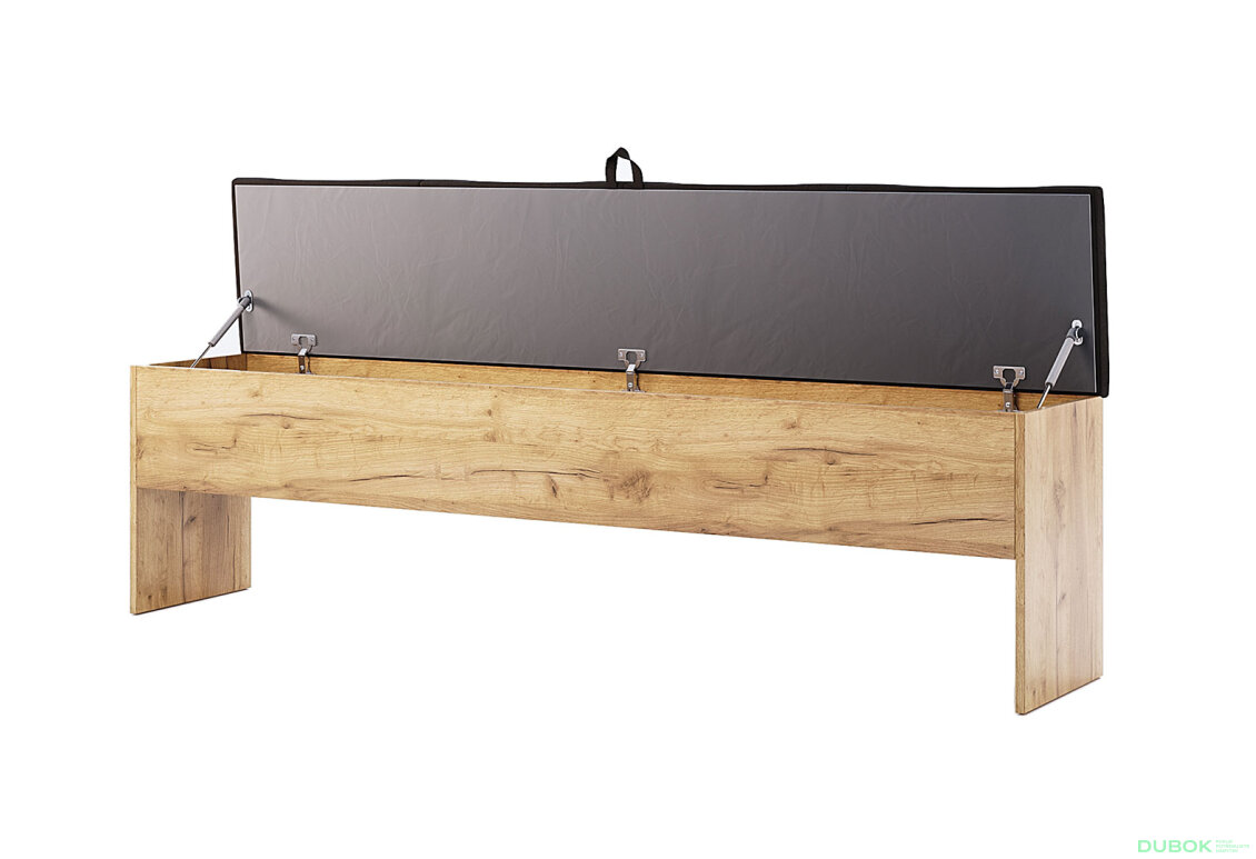 Obrázek 2 - Lavice postel 1.6x2.0 dub kraft Luna