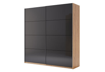 Skříň s posuvnými dveřmi 2.0x2.1m (Dveře Mat Láva), série N Luna