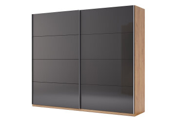 Skříň s posuvnými dveřmi 2,5x2,1m (Dveře Mat Láva), série N Luna