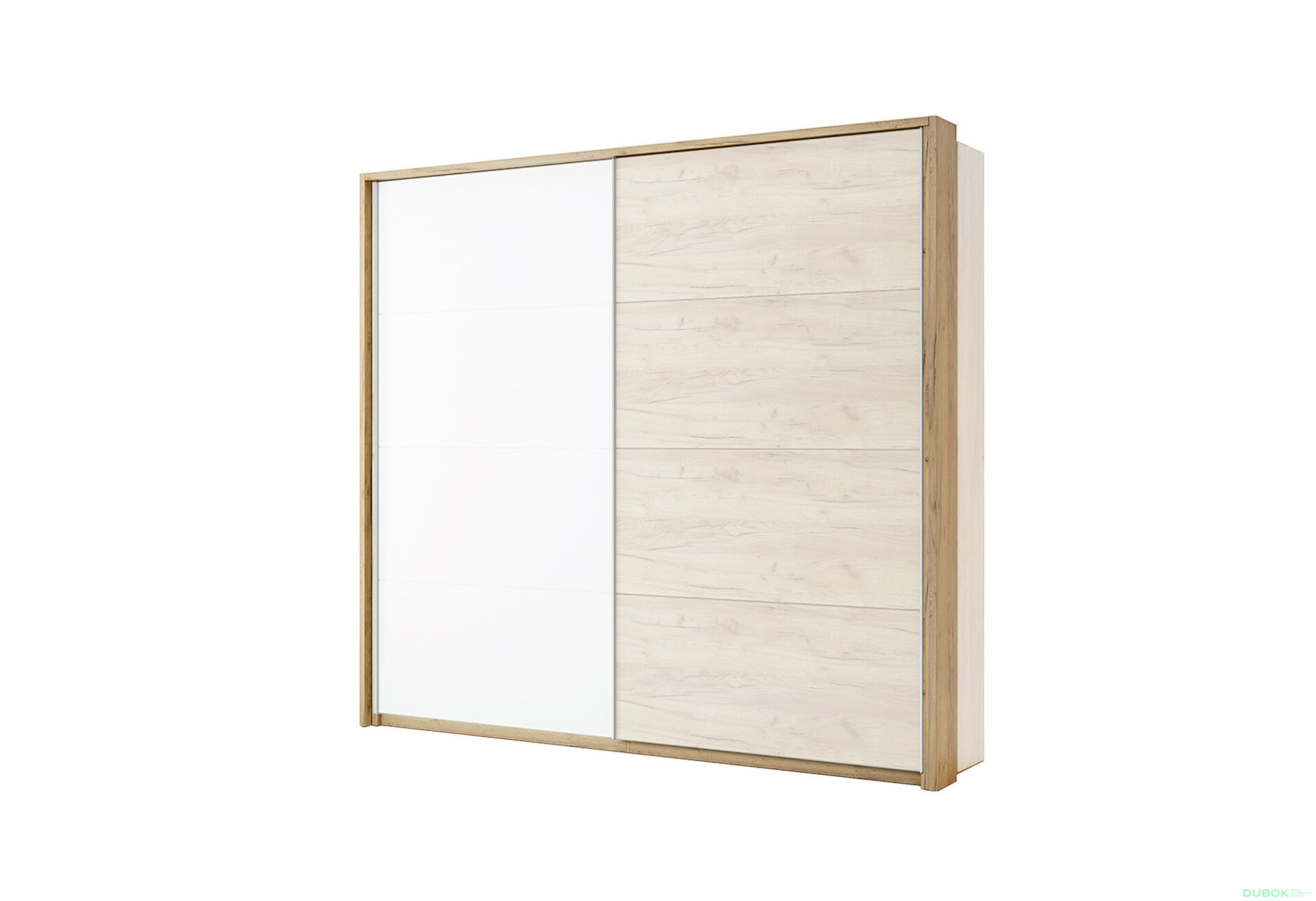 Obrázek 1 - Možnost Záclonový rod do Skříně s posuvnými dveřmi 2,0x2,1m, dub kraft Asti