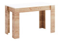 Obrázek 1 - Jídelní stůl 1200x650, dub kraft / bílý Asti