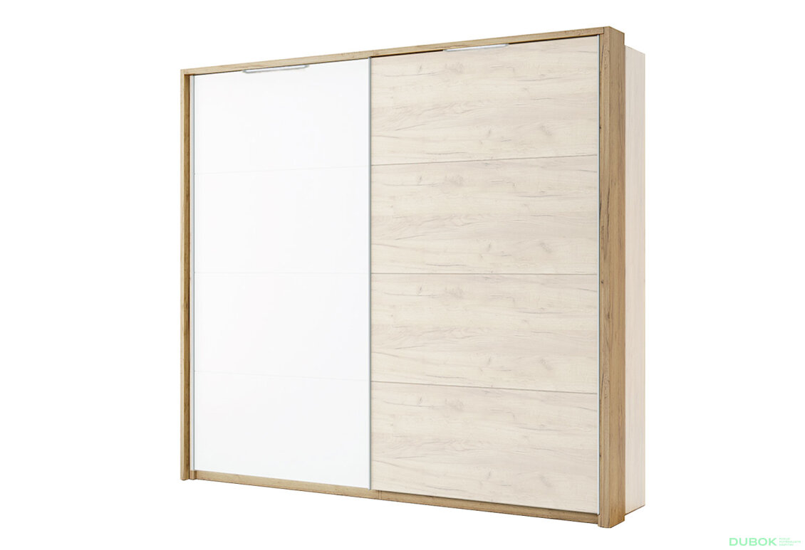 Možnost Záclonová tyč s osvětlením k Skříni s posuvnými dveřmi 2,0x2,1m, dub kraft Asti