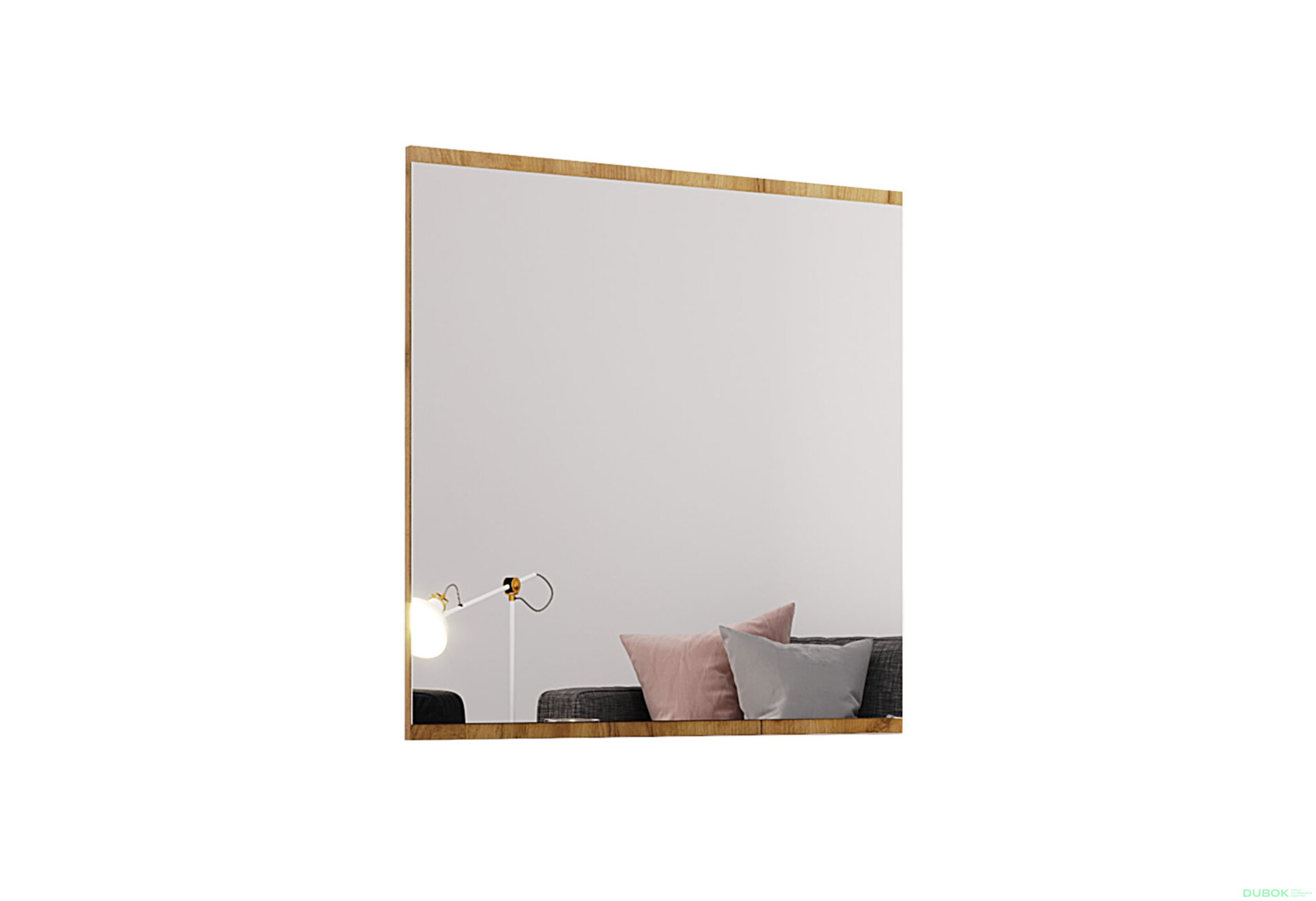 Obrázek 2 - Zrcadlo 80x80 dub craft Asti