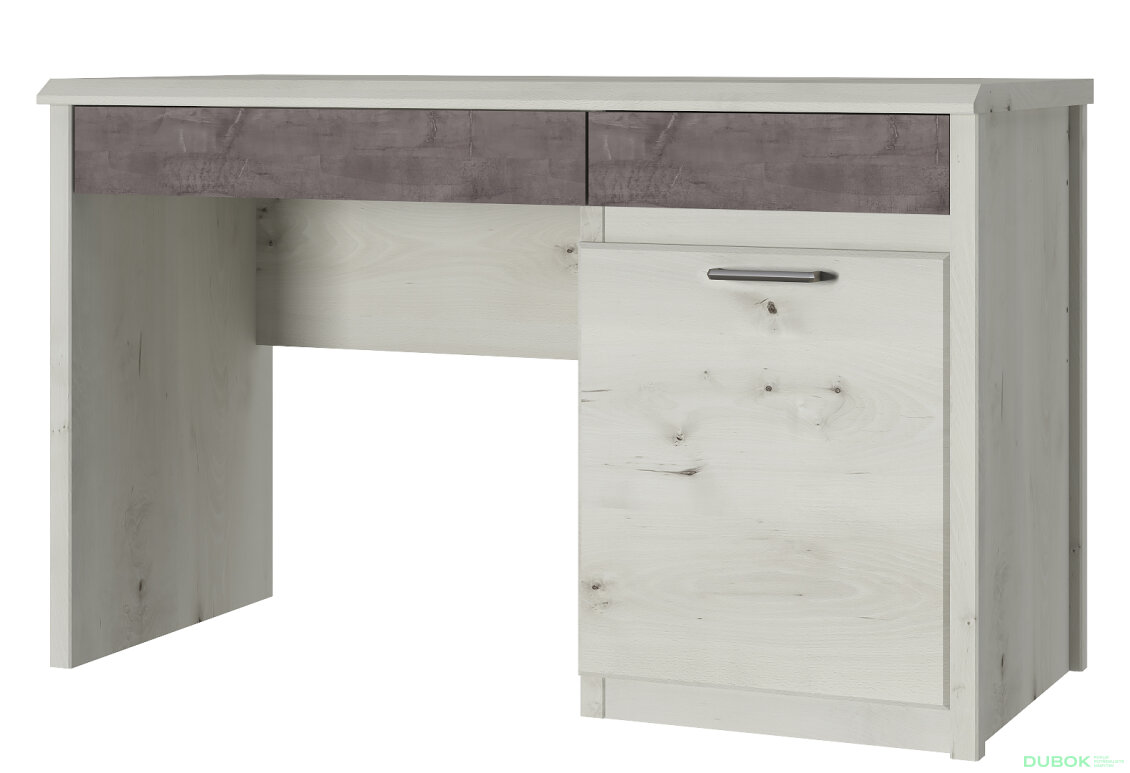 Obrázek 612 - Kancelářská sestava 2.3 m polární olše / onyx Nonell