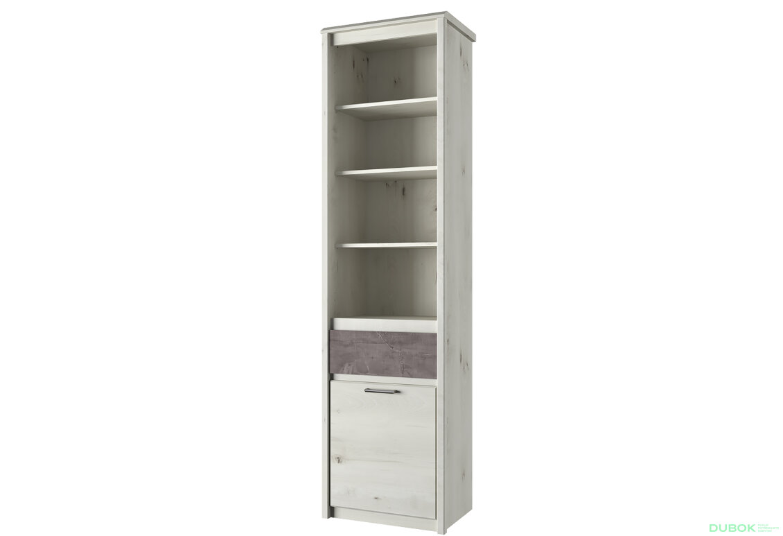 Obrázek 619 - Kancelářská sestava 2.3 m polární olše / onyx Nonell