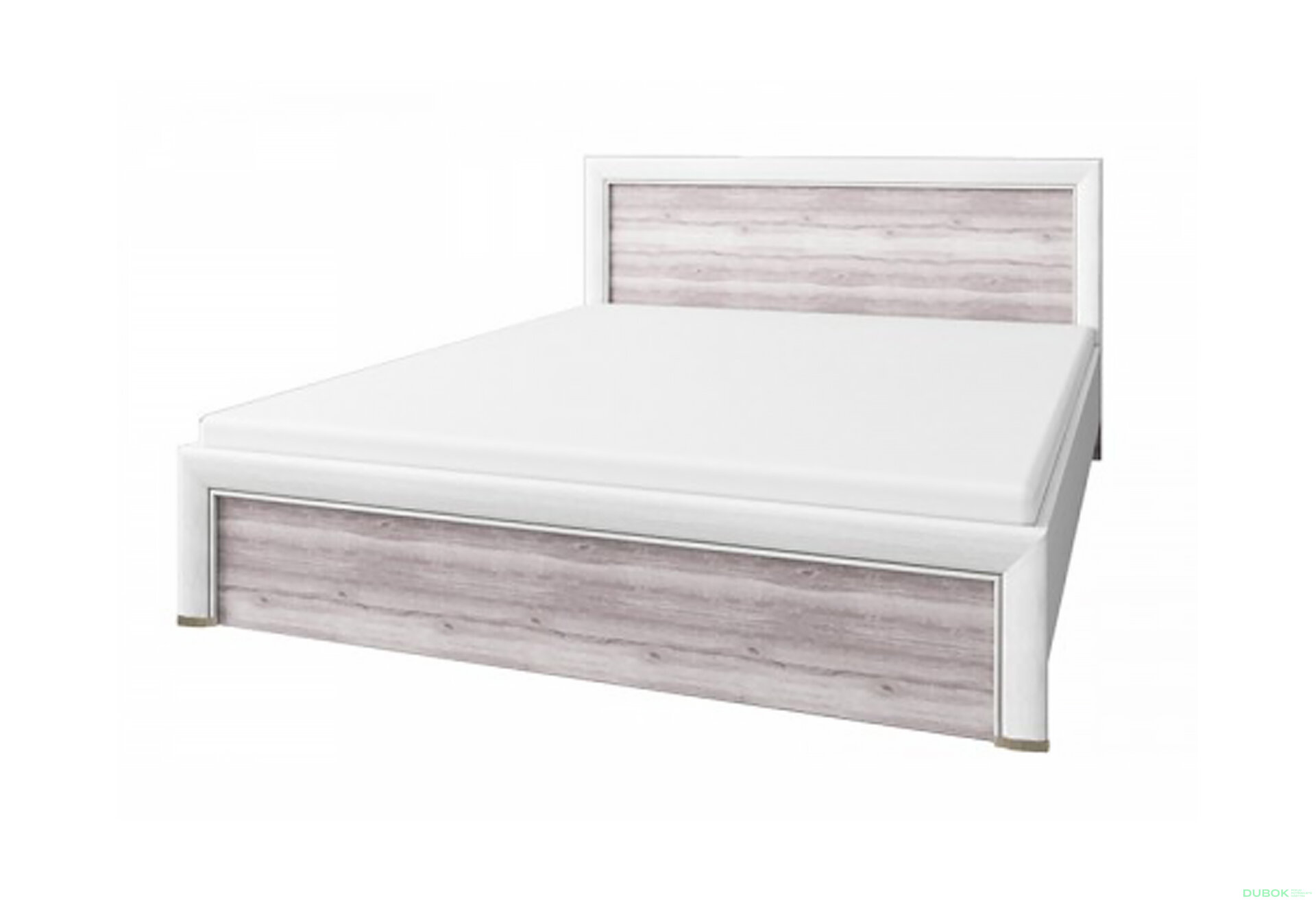 Obrázek 1 - Postel 140x200 s úložným prostorem krém / dub ancona Olivia