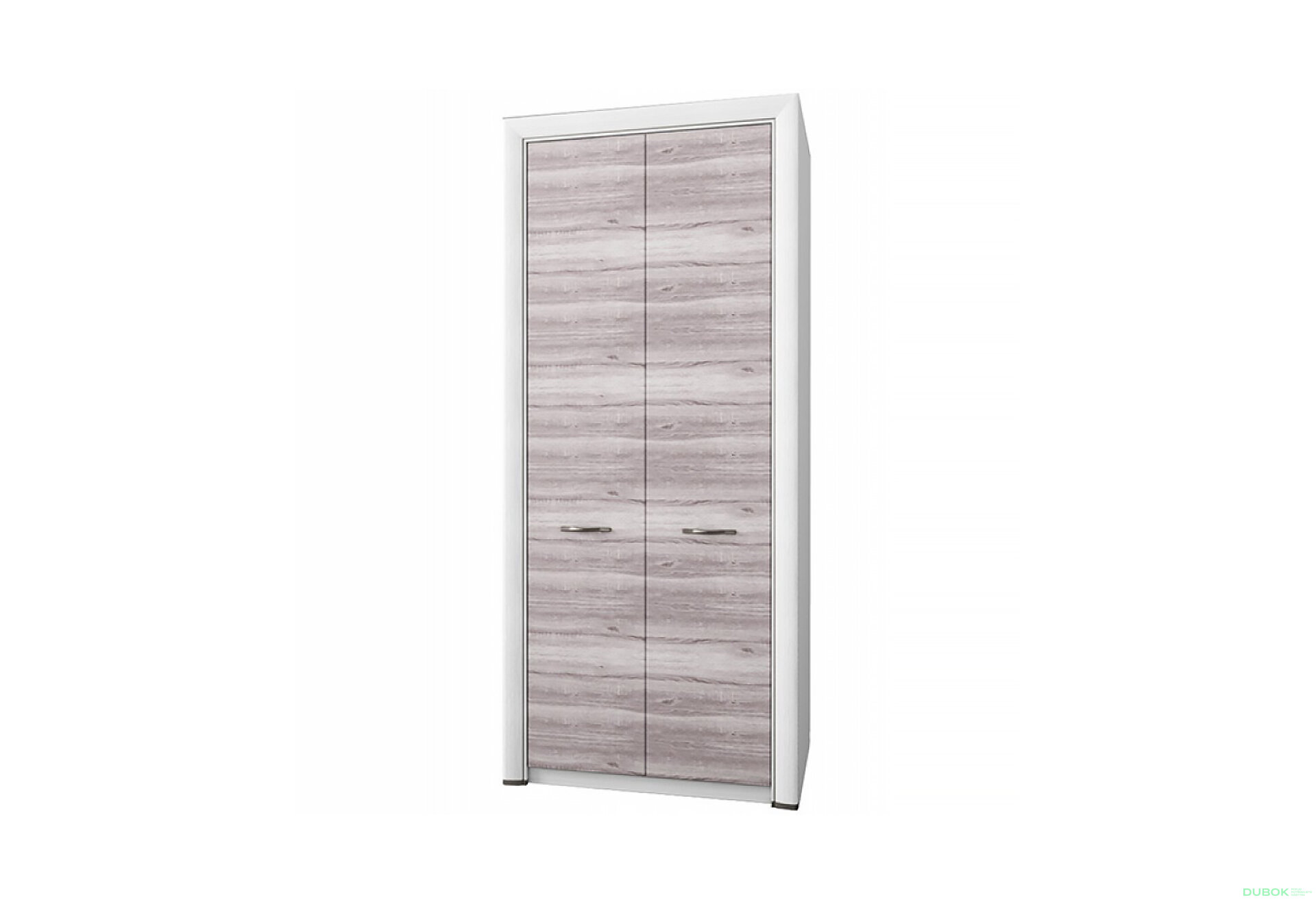 Obrázek 1 - Skříň dvoudveřová Olivia 96x217x60 cm Krém / Dub ancona