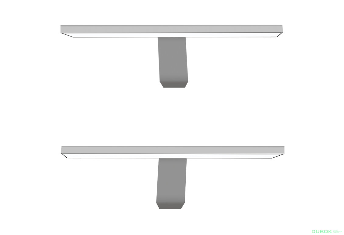 LED 2x osvětlení nad skříň bílý / teplý Osvětlení
