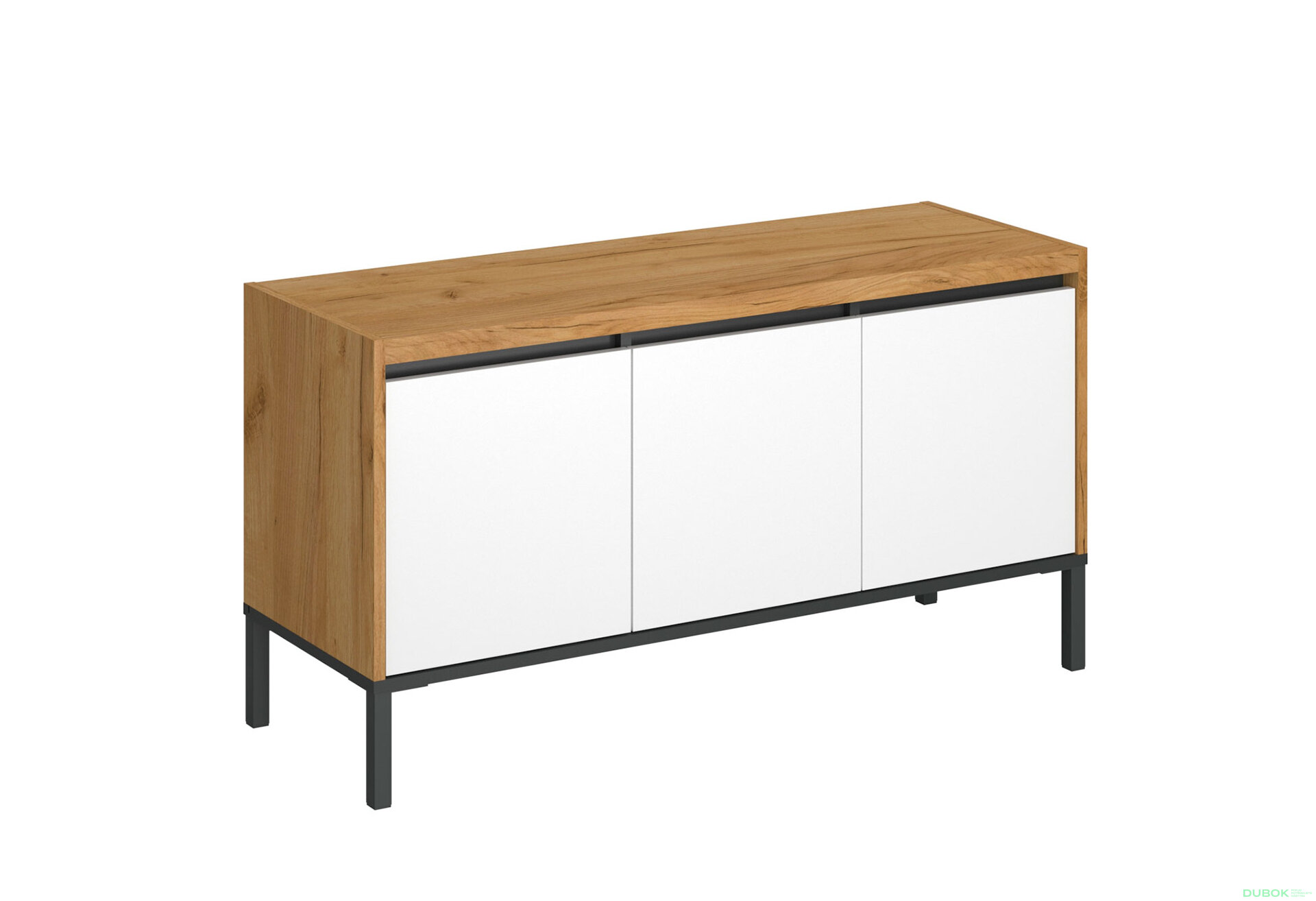 Obrázek 3 - TV stolek 3d/115 dub craft zlatý / bílý Palmor