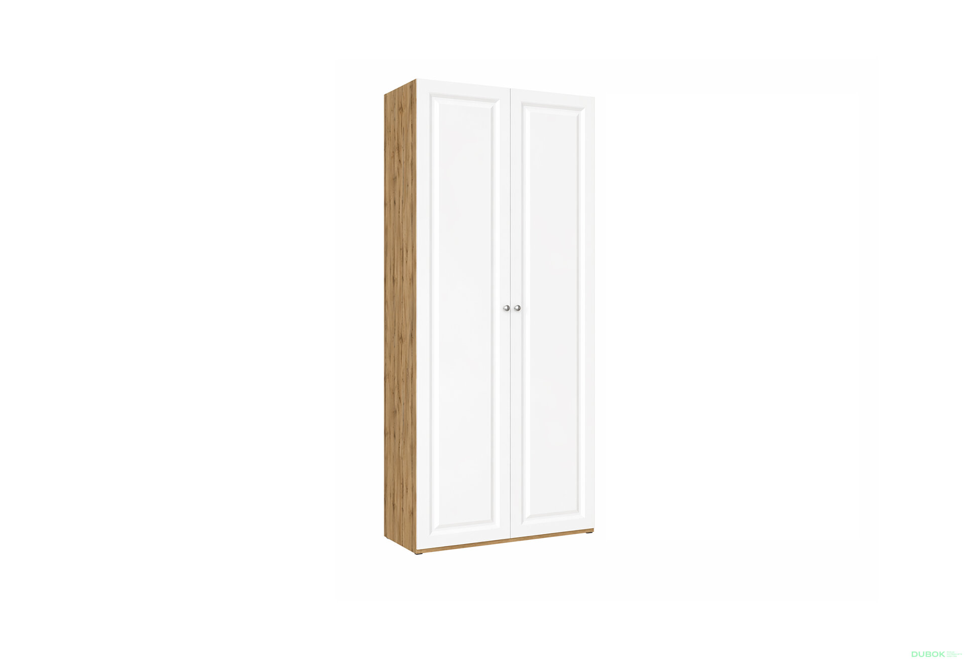 Obrázek 1 - Skříň Madrid 100×55×205 cm, dub appalachi / bílá