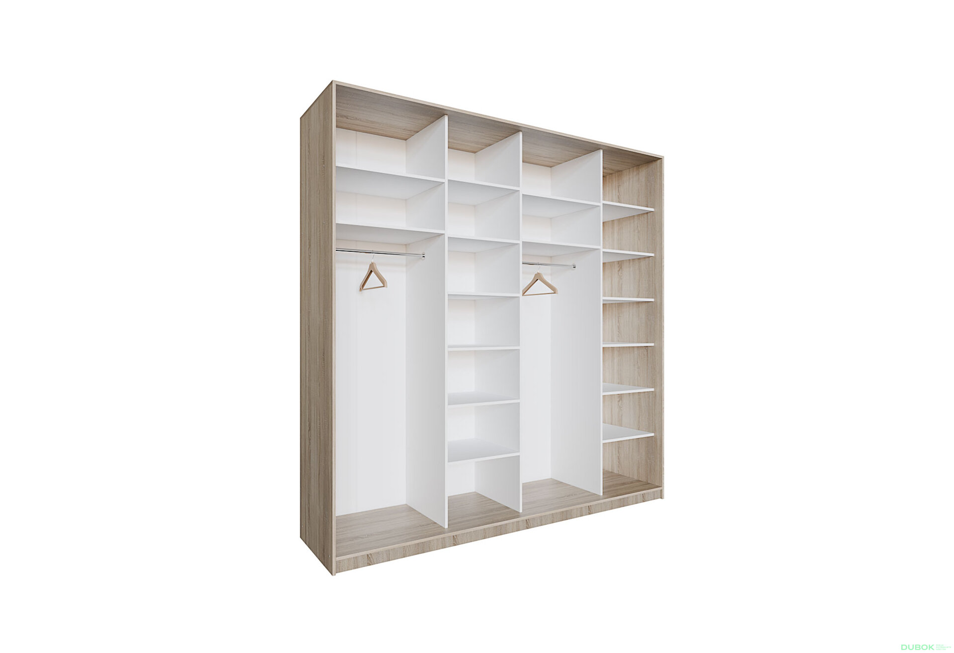 Obrázek 1 - Korpus 2400x600x2400 Světlý dub sonoma