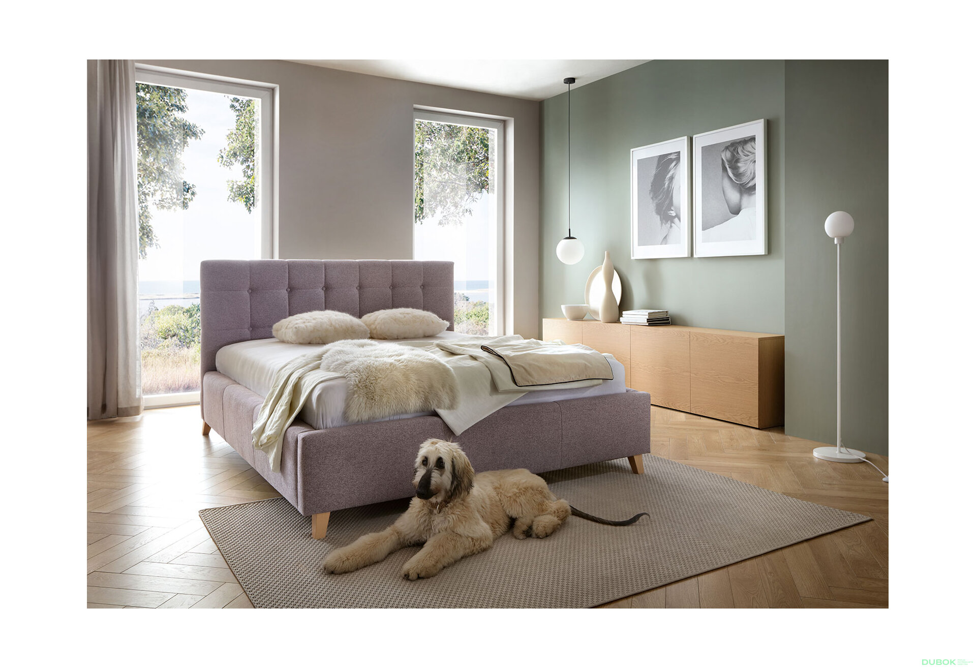 Obrázek 2 - Postel Tessa 180x200 Massimo 411 Idesin E10 Buk